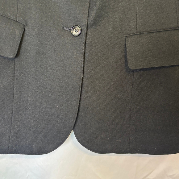 Vintage Evan-Picone Black Wool Blazer Women’s Size 12 ILGWU Made in USA Classic - Picture 4 of 9